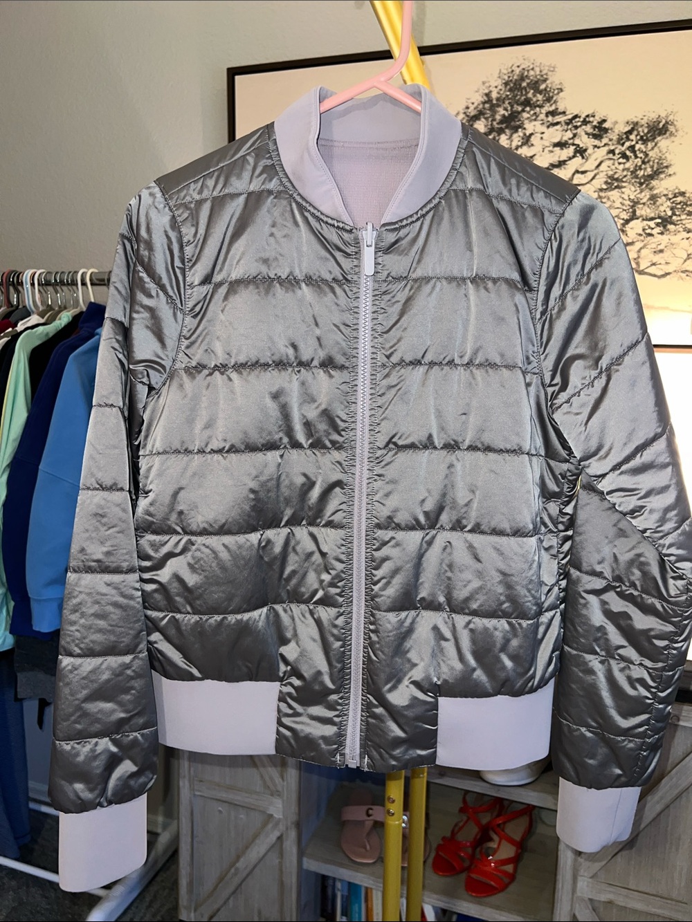 Lululemon Non-Stop Bomber Reversible Women’s Size 6- EUC!